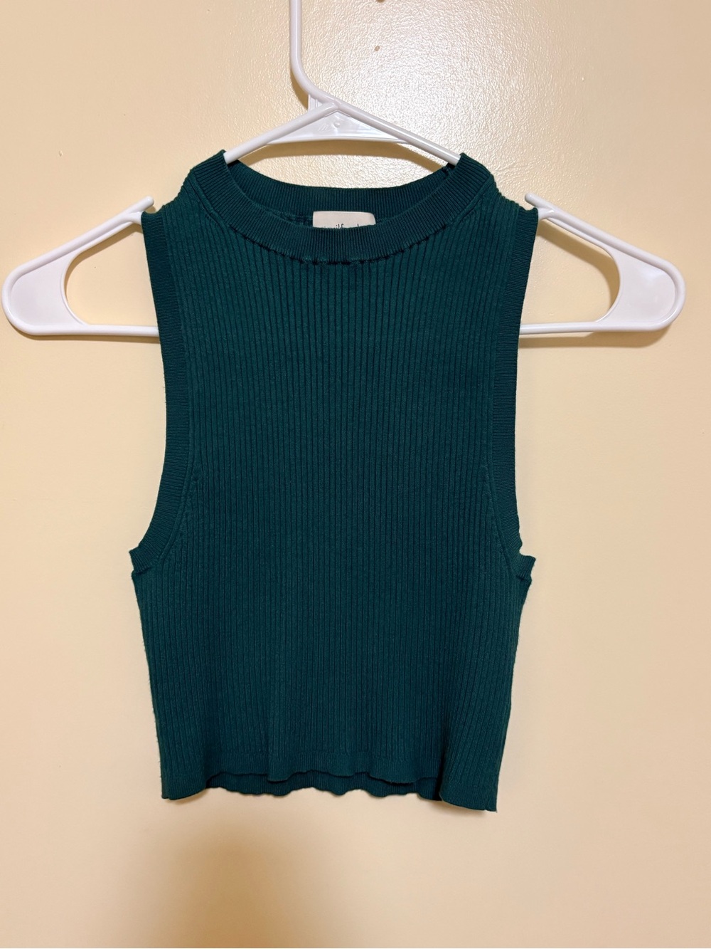 Wilfred Aritzia Sleeveless Ribbed Tank - green